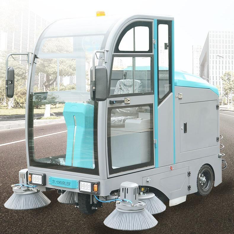 凱叻KL2000駕駛式掃地機 蘇州機械鋼鐵工廠道路保潔清掃車