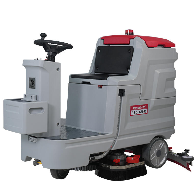 蘇州洗地機(jī)廠家 品斯頓座駕式拖地機(jī)XJ600全自動(dòng)單刷版