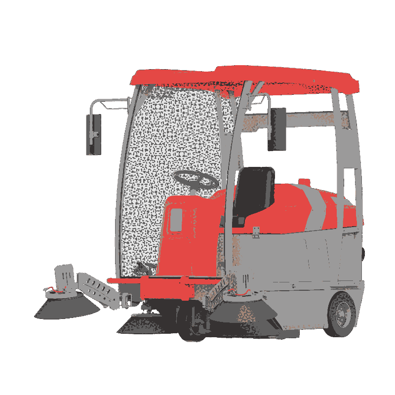 凱迪斯S8半封閉駕駛式掃地車 上海工業(yè)工廠機場物業(yè)馬路用電動掃地機